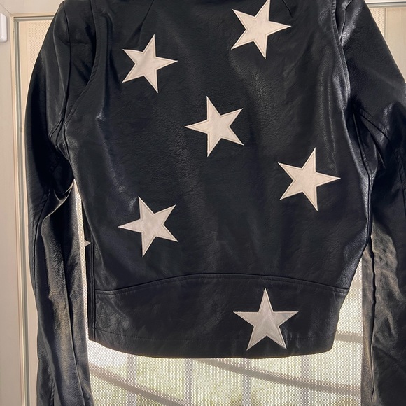 Olivaceous PU Leather jacket - Picture 4 of 4